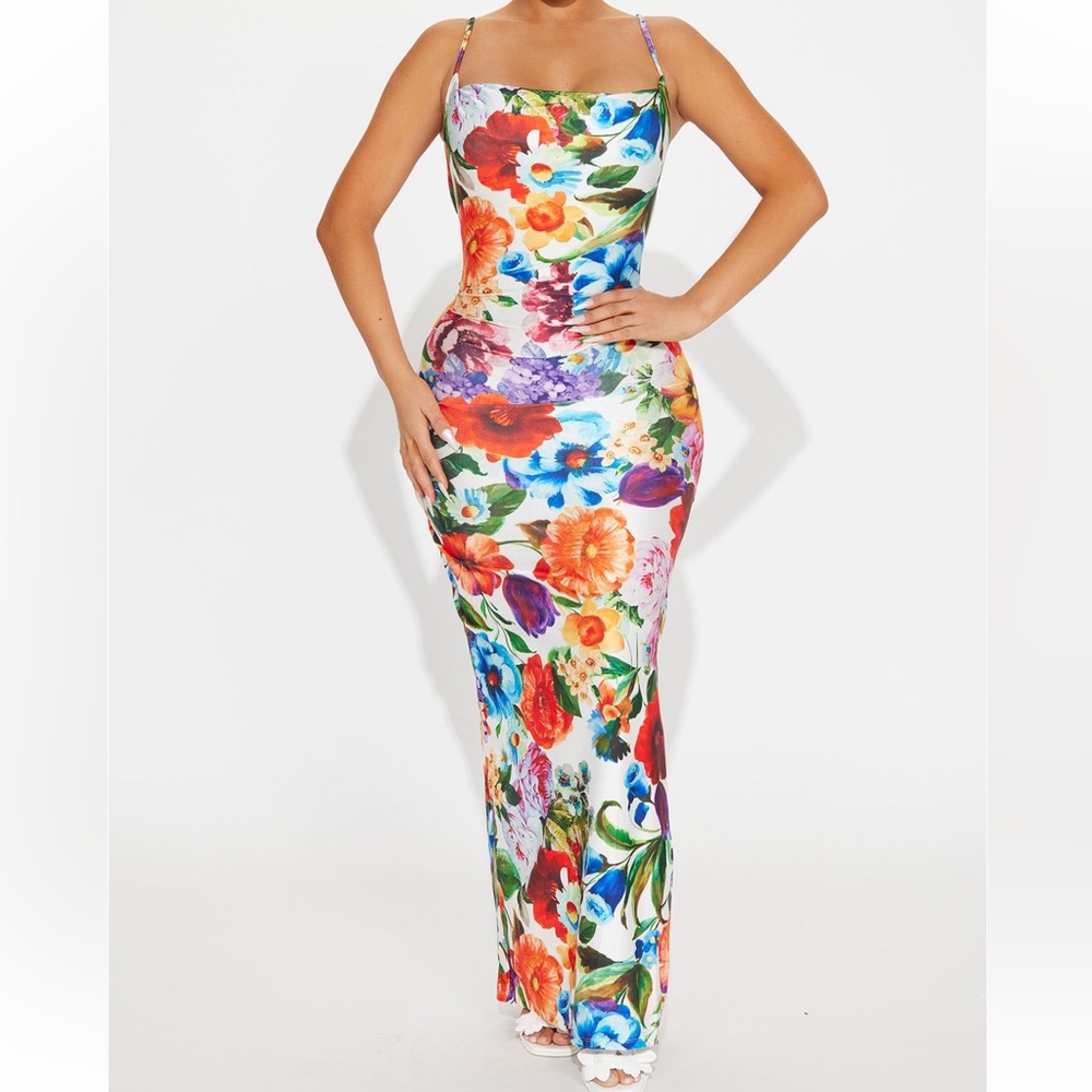 Floral maxi dress